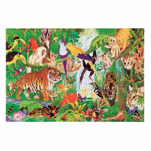 Imagem de Puzzle Chão Floresta Tropical Melissa & Doug (48 pc, 2x3 pés)