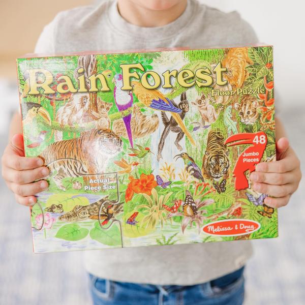 Imagem de Puzzle Chão Floresta Tropical Melissa & Doug (48 pc, 2x3 pés)