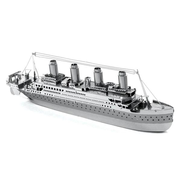 Imagem de Puzzle de Metal Titanic 3D - Kit de Modelo com Corte a Laser - Brinquedo DIY para Crianças