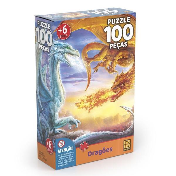 Imagem de Puzzle Dragões 100 Peças