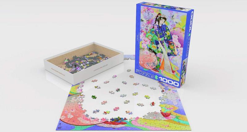 Imagem de Puzzle EuroGraphics Seika de Haruyo Morita 1000 peças