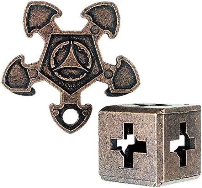 Imagem de Puzzle Hanayama Cast Metal Brain Teaser O'Gear - Nível 3