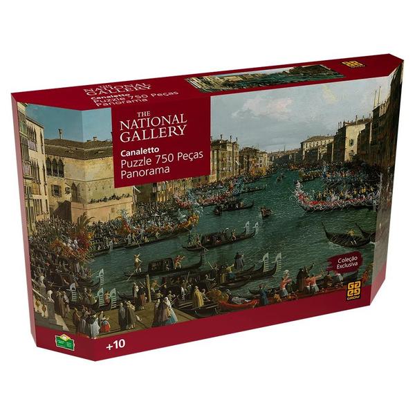 Imagem de Puzzle Panorama The National Gallery Canaletto 750 Peças