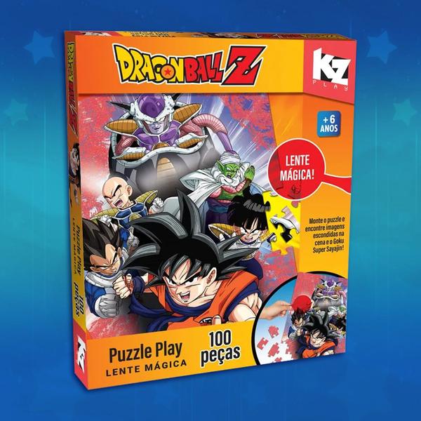 Imagem de Puzzle Play 100 pcs Quebra Cabeça Lente Mágica Dragon Ball Z