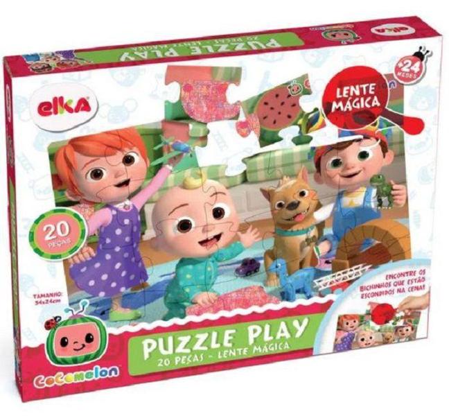 Imagem de Puzzle Play 20 Peças Lente Mágica - Cocomelon - Elka