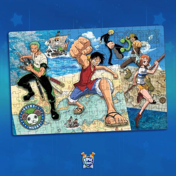 Imagem de Puzzle Play 200 peças Quebra Cabeça One Piece