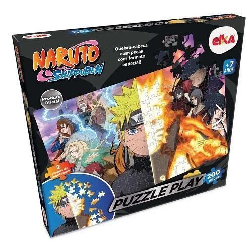 Imagem de Puzzle Play Quebra Cabeça Naruto Shippuden 200 Pçs - Elka