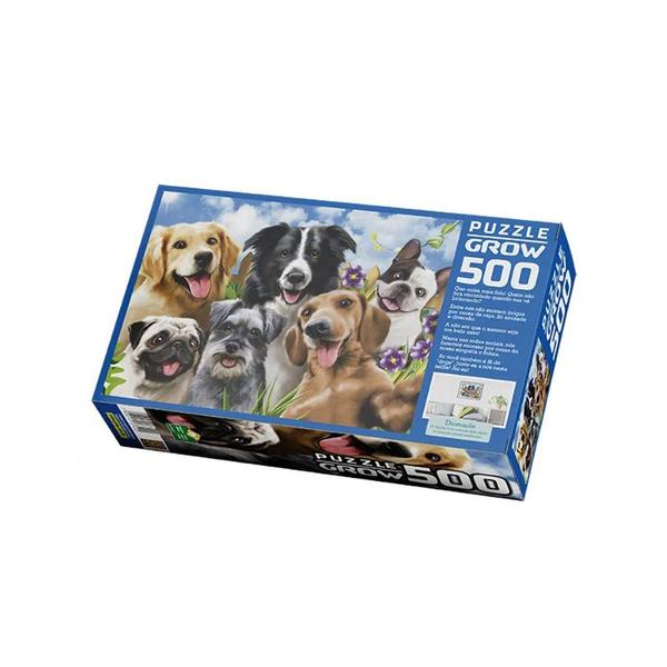 Imagem de Puzzle Quebra Cabeça 500 Peças Selfie Pets 03742 - Grow