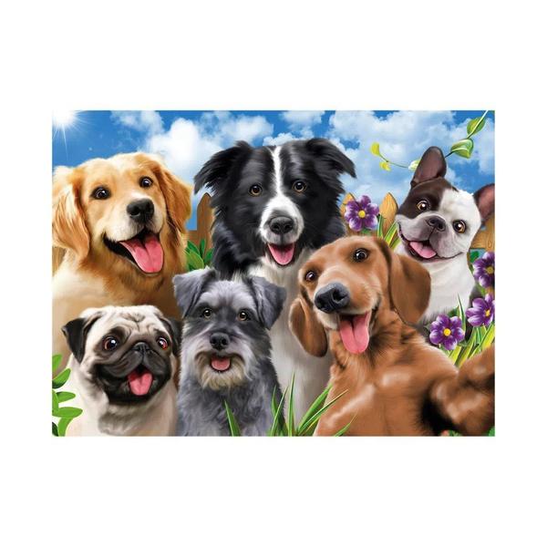 Imagem de Puzzle Quebra Cabeça 500 Peças Selfie Pets 03742 - Grow