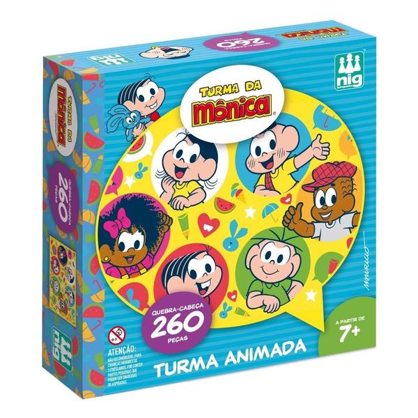 Imagem de Puzzle Quebra Cabeça Infantil Turma Da Mônica 0779 - 260 Peças