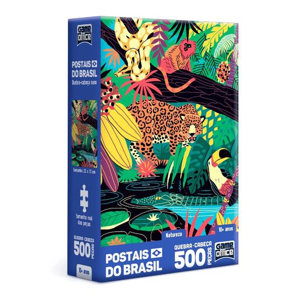 Imagem de Puzzle Quebra Cabeça Natureza Do Brasil 500 Peças Nano - Toyster