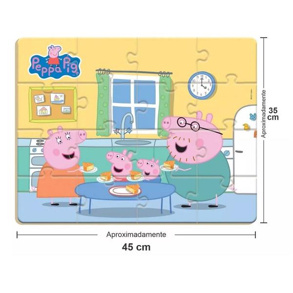 Imagem de Puzzle Quebra-cabeça Peppa Pig 0526 - Nig Brinquedos