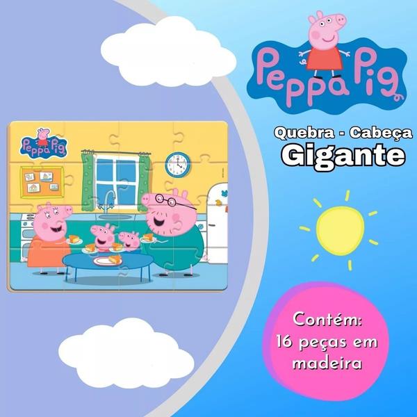 Imagem de Puzzle Quebra-cabeça Peppa Pig 0526 - Nig Brinquedos