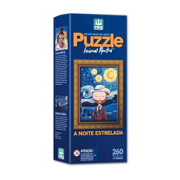 Imagem de Puzzle Quebra-cabeça Releitura Noite Estrelada 058 - Nig Brinquedos