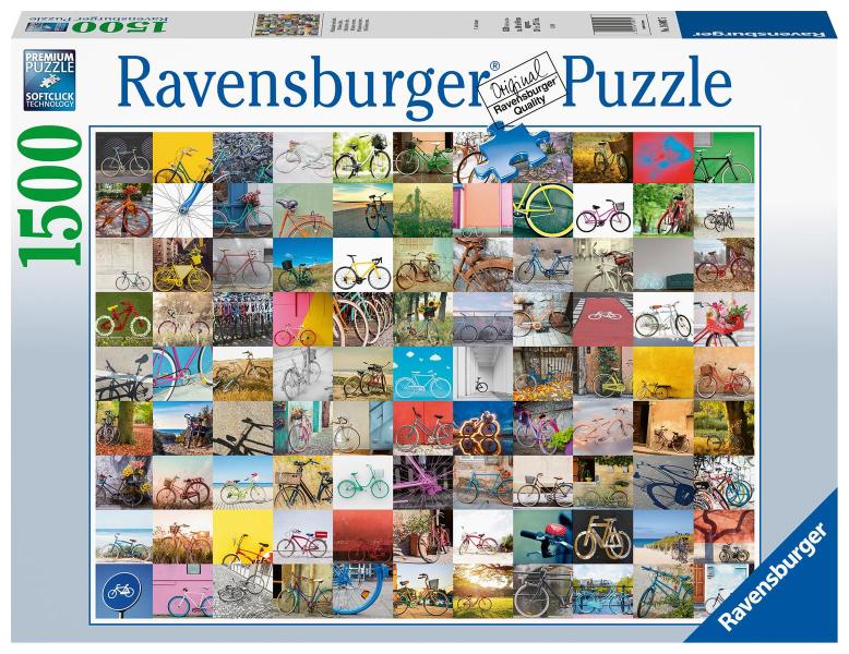 Imagem de Puzzle Ravensburger 99: bicicletas, 1500 peças para adultos