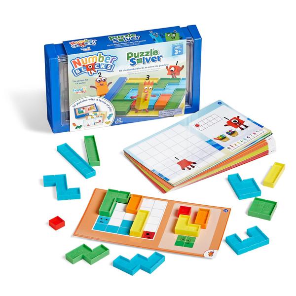 Imagem de Puzzle Solver hand2mind Numberblocks para crianças de 3 a 5 anos