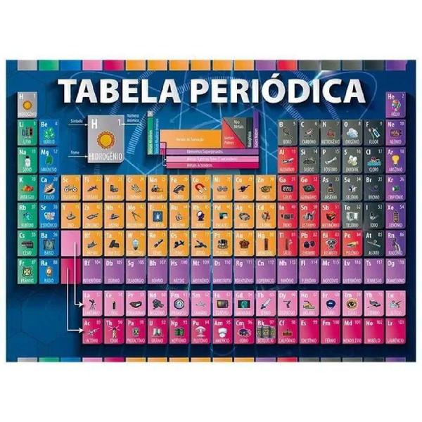 Imagem de Puzzle Tabela Periódica 500 Peças - Grow