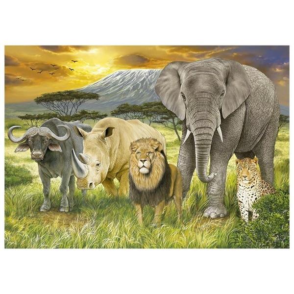 Imagem de Puzzle The Big Five 1000 Peças - Grow