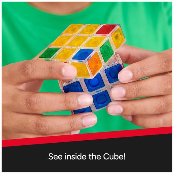 Puzzle Toy Rubik's Crystal Transparent 3x3 Cube por mais de 8 anos Imagem de Puzzle Toy Rubik's Crystal Transparent 3x3 Cube por mais de 8 anos