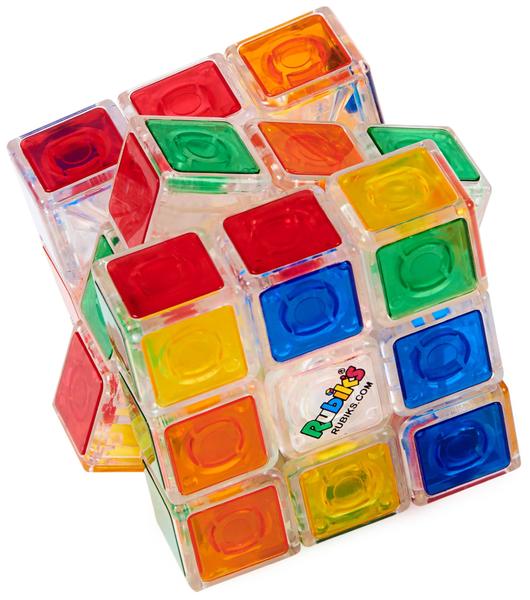 Puzzle Toy Rubik's Crystal Transparent 3x3 Cube por mais de 8 anos Imagem de Puzzle Toy Rubik's Crystal Transparent 3x3 Cube por mais de 8 anos