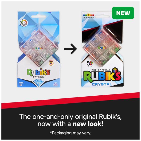 Puzzle Toy Rubik's Crystal Transparent 3x3 Cube por mais de 8 anos Imagem de Puzzle Toy Rubik's Crystal Transparent 3x3 Cube por mais de 8 anos