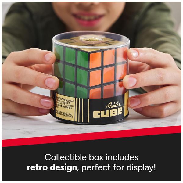 Puzzle Toy Rubik's Cube, edição especial retrô do 50º aniversário Imagem de Puzzle Toy Rubik's Cube, edição especial retrô do 50º aniversário