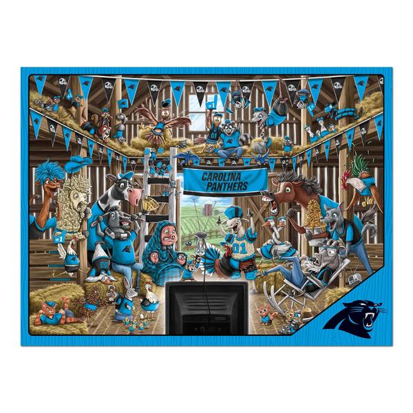 Imagem de Puzzle YouTheFan NFL Carolina Panthers Barnyard Fans 500 unidades