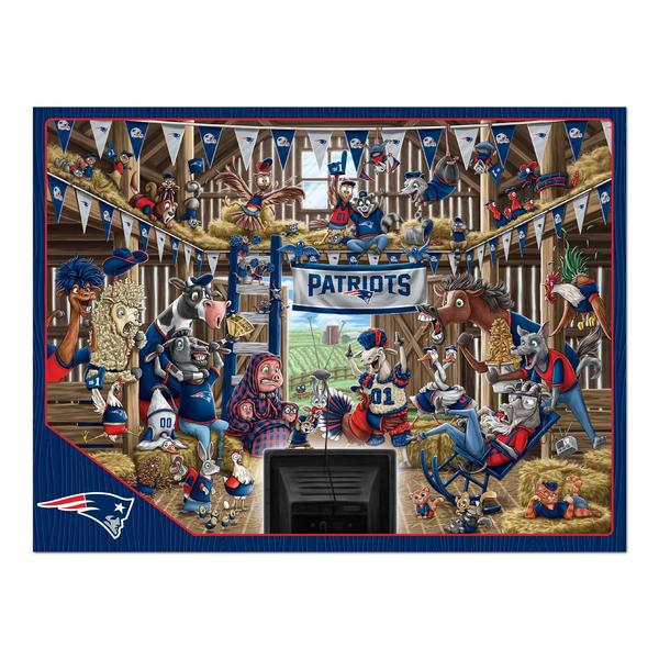 Imagem de Puzzle YouTheFan NFL New England Patriots Barnyard Fans 500 unidades