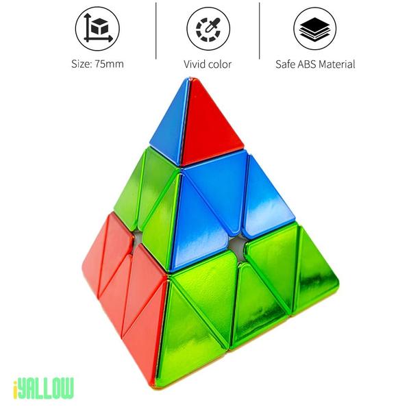 Imagem de Pyraminx Magic Cube iYallow ShengShou sem adesivo magnético