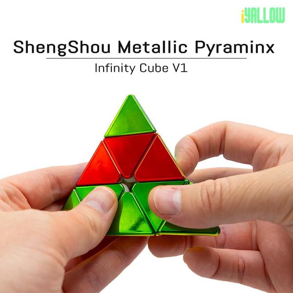 Imagem de Pyraminx Magic Cube iYallow ShengShou sem adesivo magnético