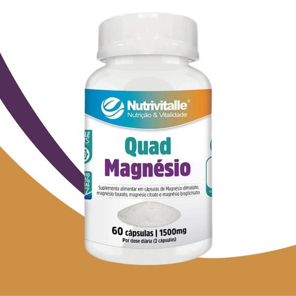 Imagem de Quad Magnesio 60 Capsulas Nutrivitalle