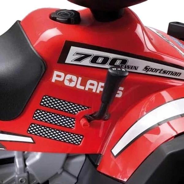 Imagem de Quadriciclo Elétrico Infantil Dois Lugares 3 Marchas 12V Criança Até 50Kg Polaris Sportsman 700 New