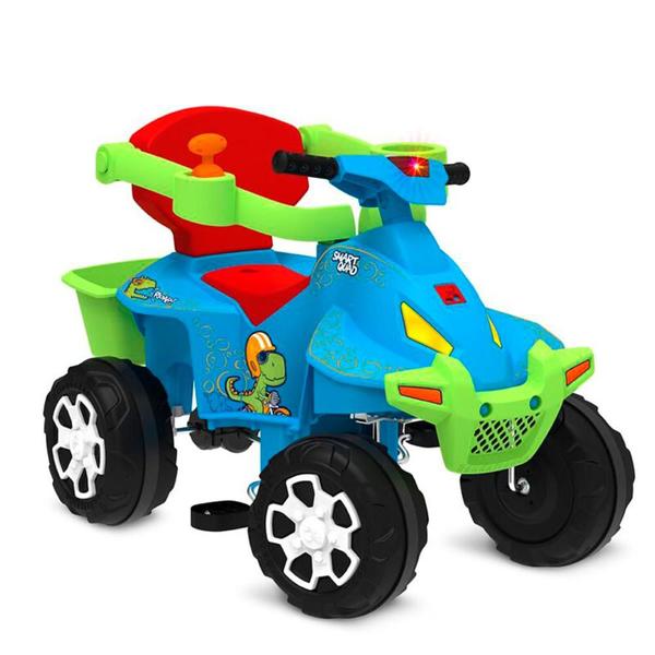 Imagem de Quadriciclo Infantil Bandeirante 1221 Passeio e Pedal Azul