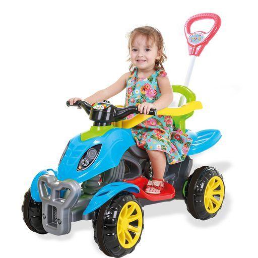 Imagem de Quadriciclo Infantil Carrinho de Passeio com Apoio Lateral