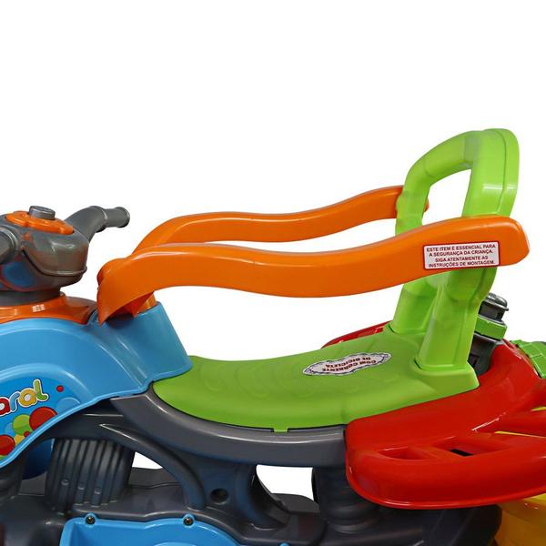 Imagem de Quadriciclo Infantil Carrinho De Passeio Moto Menina Menino - Colorido