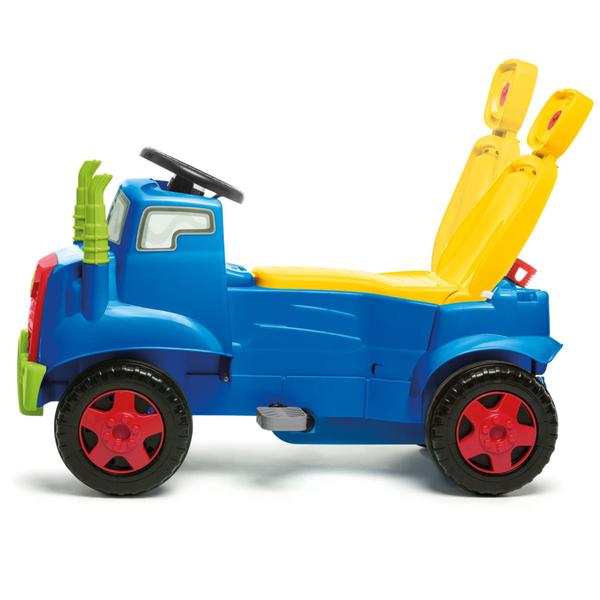 Imagem de Quadriciclo Infantil MK Truck +24 Meses Empurrador e Pedal C/Som Calesita- 0982