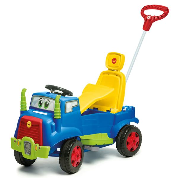 Imagem de Quadriciclo Infantil MK Truck +24 Meses Empurrador e Pedal C/Som Calesita- 0982