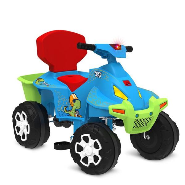 Imagem de Quadriciclo Infantil Passeio a Pedal Smart Quad Azul Bandeirante