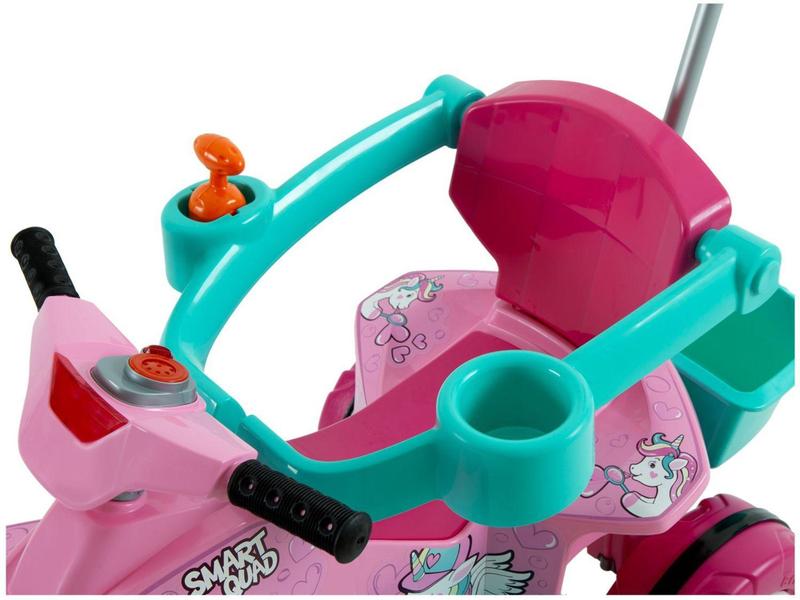 Imagem de Quadriciclo Infantil Passeio a Pedal - Smart Quad Bandeirante Rosa 1220