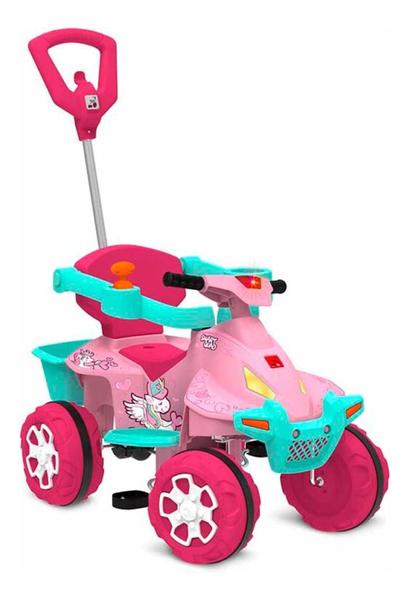 Imagem de Quadriciclo Infantil - Passeio E Pedal - Smart Quad - Rosa