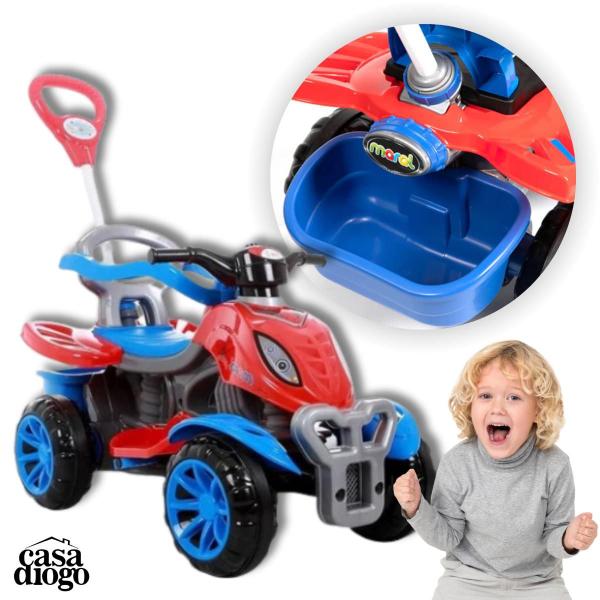 Imagem de Quadriciclo Infantil Spider - Presente Carro Para Menino Spyder