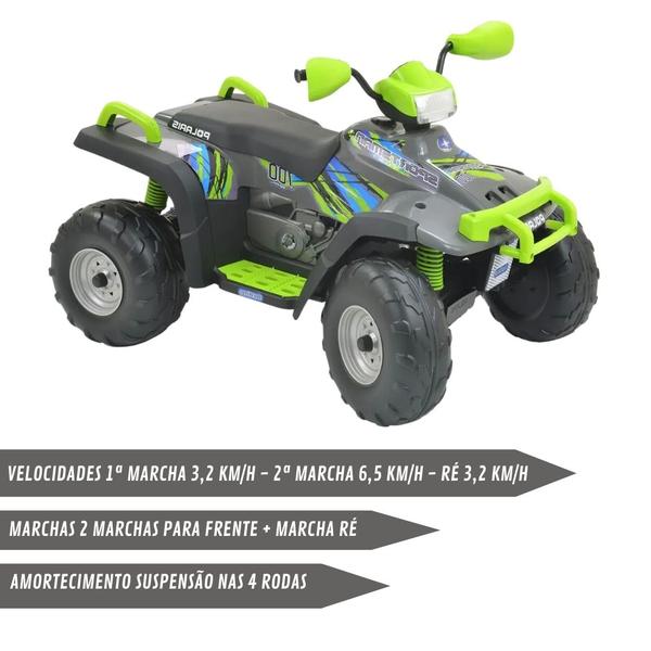 Imagem de Quadriciclo Polaris Sportsman 700 Twin Lime Peg Pérego - Peg-perego