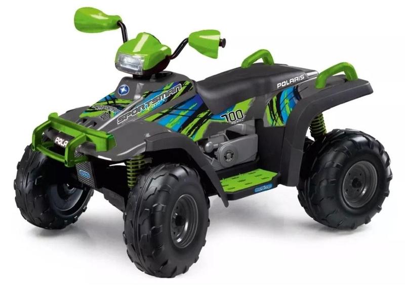 Quadriciclo Polaris Sportsman 700 Twin Lime Peg Pérego - Peg-perego Imagem de Quadriciclo Polaris Sportsman 700 Twin Lime Peg Pérego