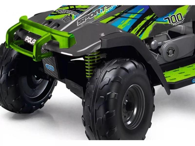 Quadriciclo Polaris Sportsman 700 Twin Lime Peg Pérego - Peg-perego Imagem de Quadriciclo Polaris Sportsman 700 Twin Lime Peg Pérego