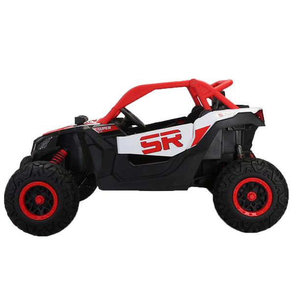 Imagem de Quadriciclo Utv Carro Elétrico Infantil 24v Bang Toys Sr com Controle Remoto Vermelho