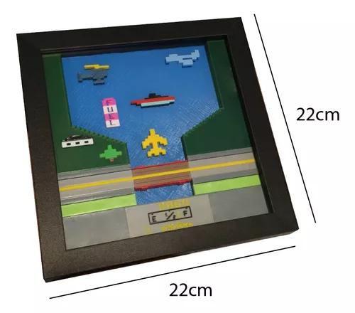 Imagem de Quadro 3d River Raid Activision - Atari - Impresso 3d -22cm