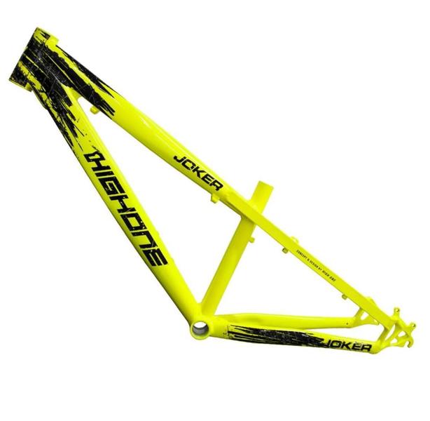 Imagem de Quadro Aluminio 6061 Freeride Joker 26X13 Amarelo Neon