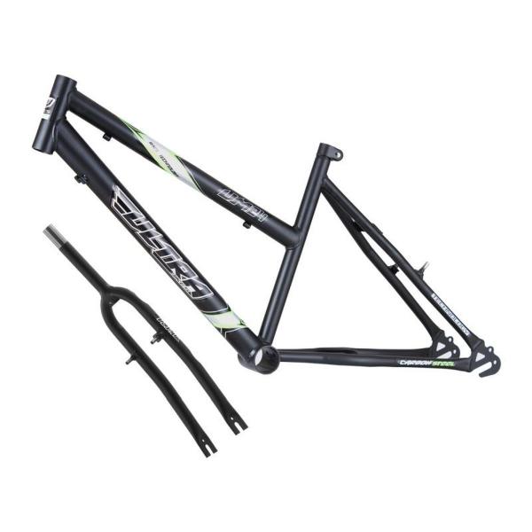 Imagem de Quadro Aro 24 Ultra Bikes em Aço Carbono com Garfo Feminina