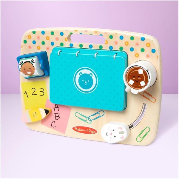 Imagem de Quadro de atividades de mesa Toy Melissa & Doug Wooden Work & Play