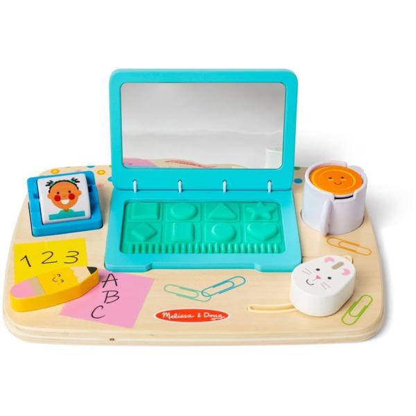 Imagem de Quadro de atividades de mesa Toy Melissa & Doug Wooden Work & Play